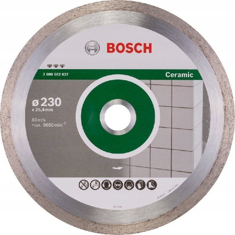 Bosch Bosch diamond cutting disc Best for Ceramic, 230mm (bore 25.4mm)