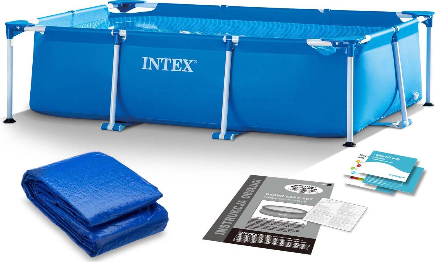 Intex Basen stelażowy 220x150cm 2w1 (28270)