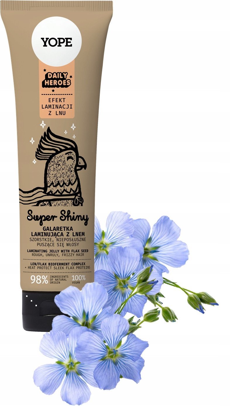 YOPE_Daily Heros Super Shiny galaretka laminująca do włosów 140ml