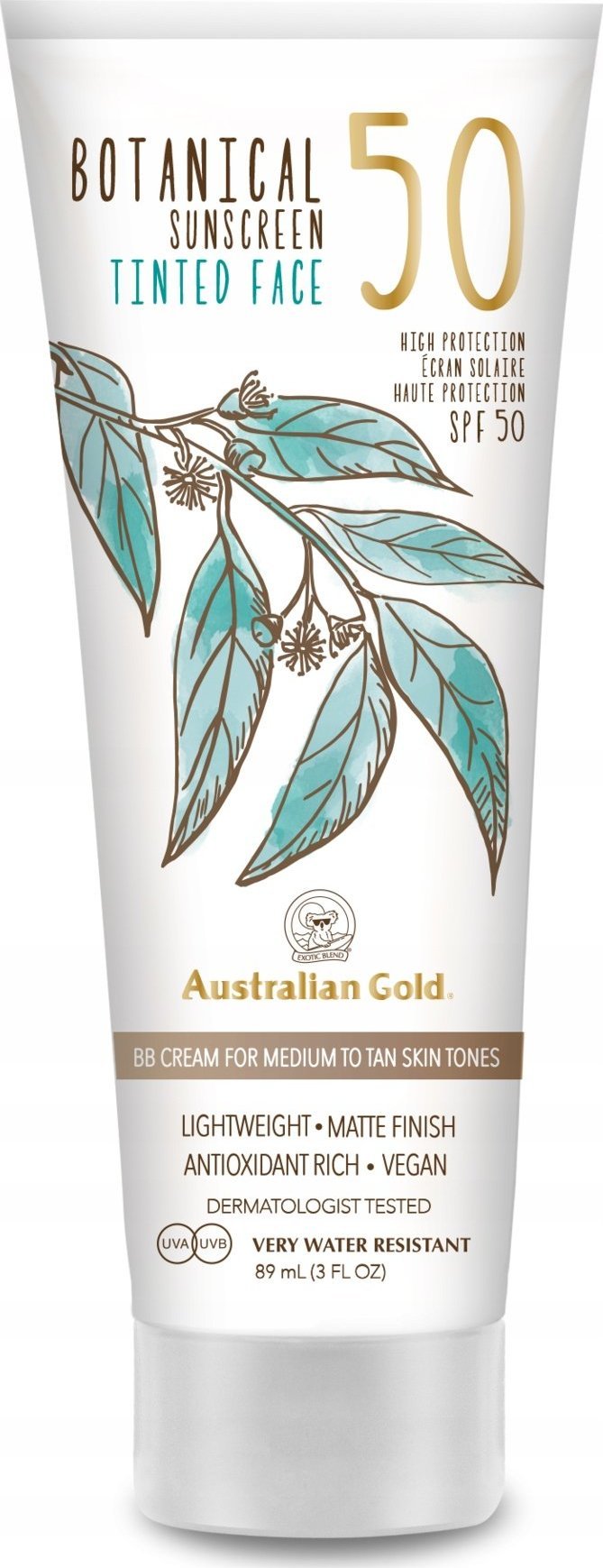 Australian Gold Australian Gold Krem BB Face Średni Odcień SPF50