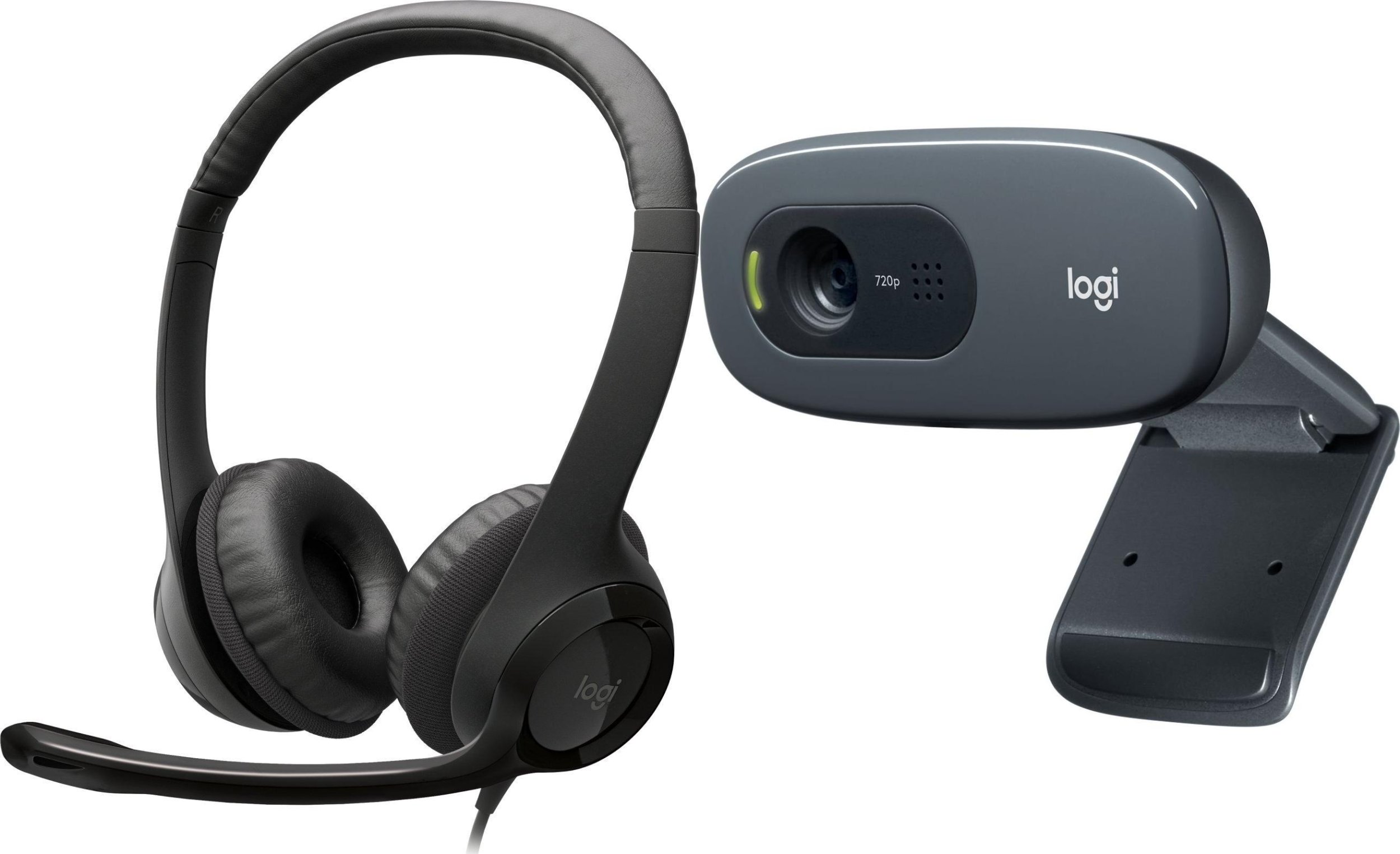 Słuchawki Logitech H390 (981-000406) + C270 (960-001063)