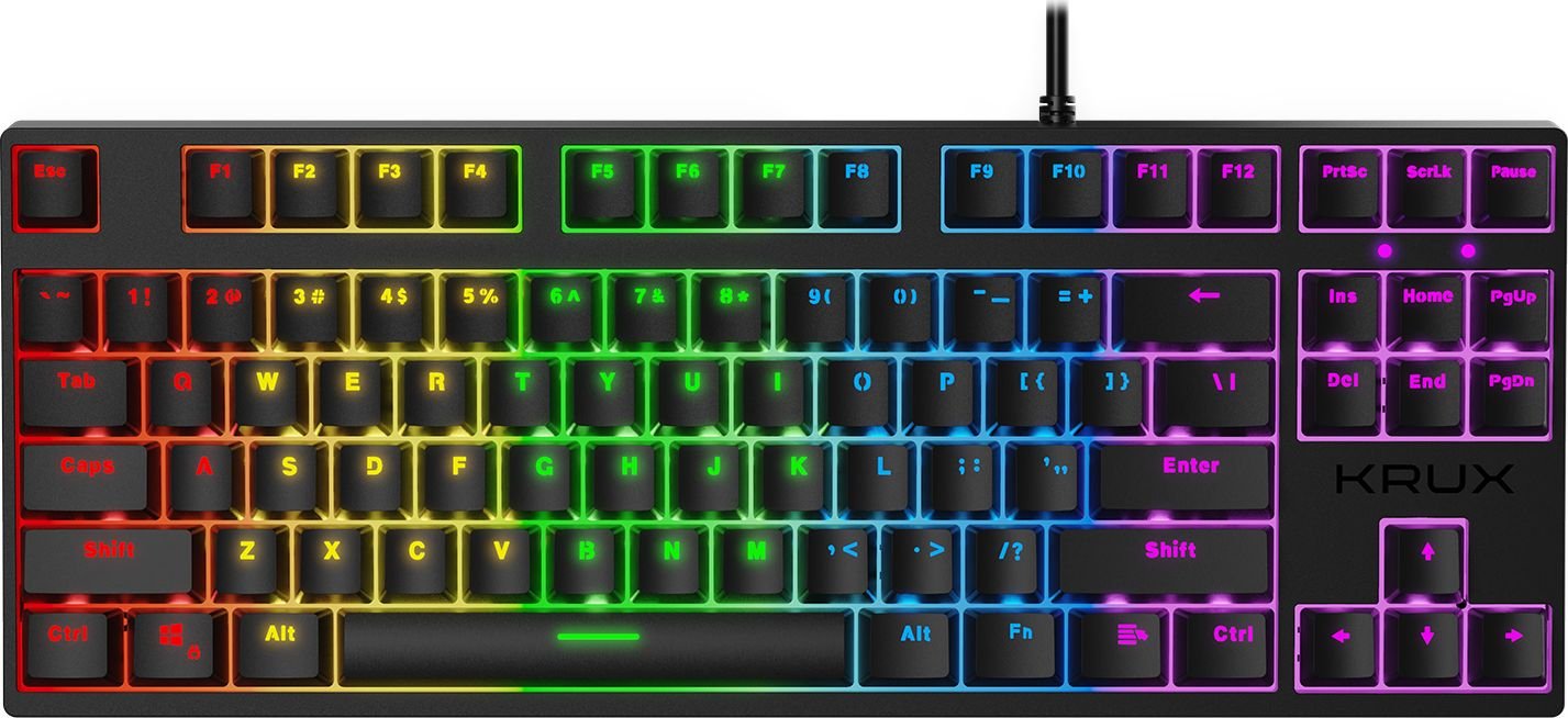 Klawiatura Krux Atax RGB TKL Outemu Red (KRX0043)
