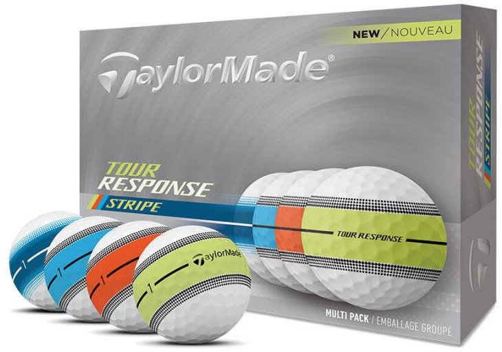 Piłki golfowe TAYLOR MADE Tour Response Stripe Multi (białe)