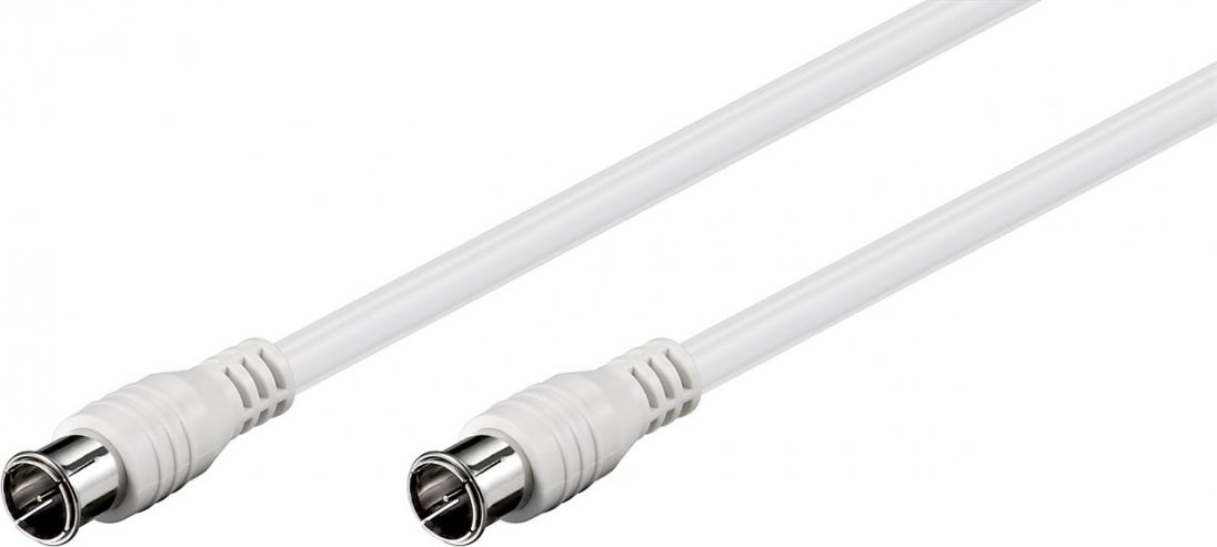 Kabel Goobay Antenowy (F) 1.5m biały (JAB-854906)