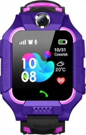 Smartwatch GoGPS K24 Fioletowy (K24PR)