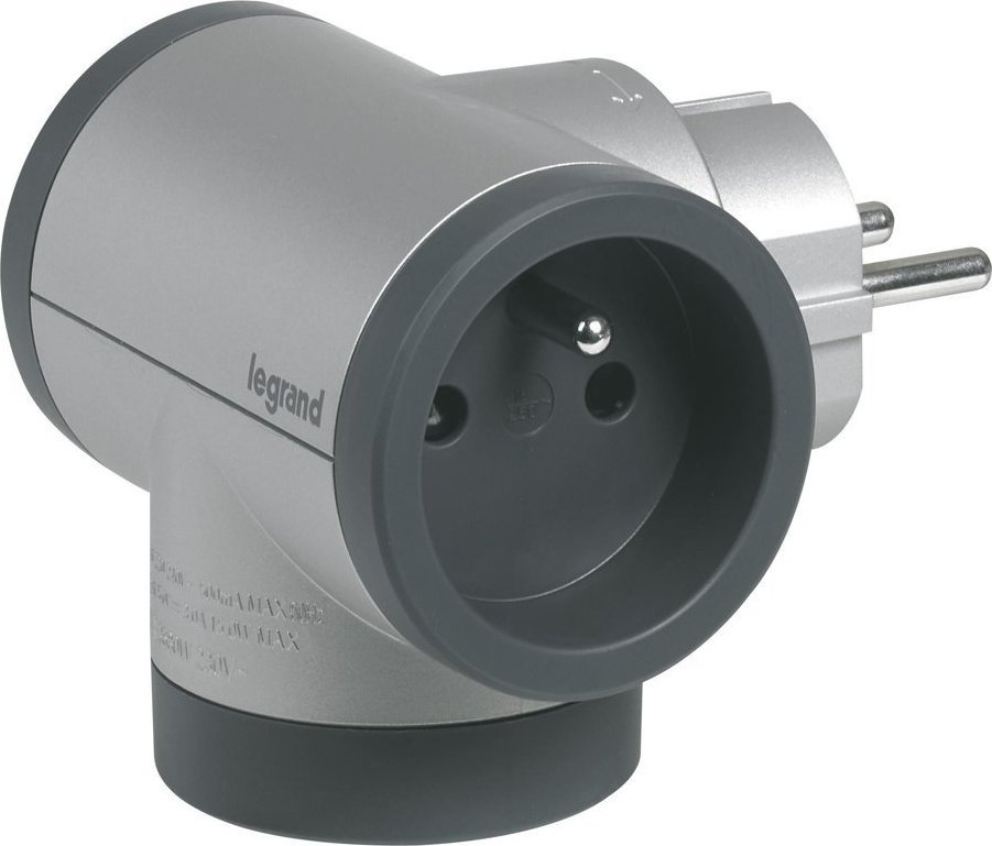 Legrand Rozgałęźnik obrotowy 2X2P+Z+USB AC-AL/G Legrand 049439