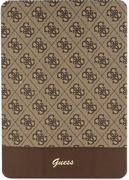 Etui na tablet Guess Etui GUFC10PS4SGW Apple iPad 10.2 2019/2020/2021 (7., 8. i 9. generacji) brązowy/brown 4G Stripe Allover