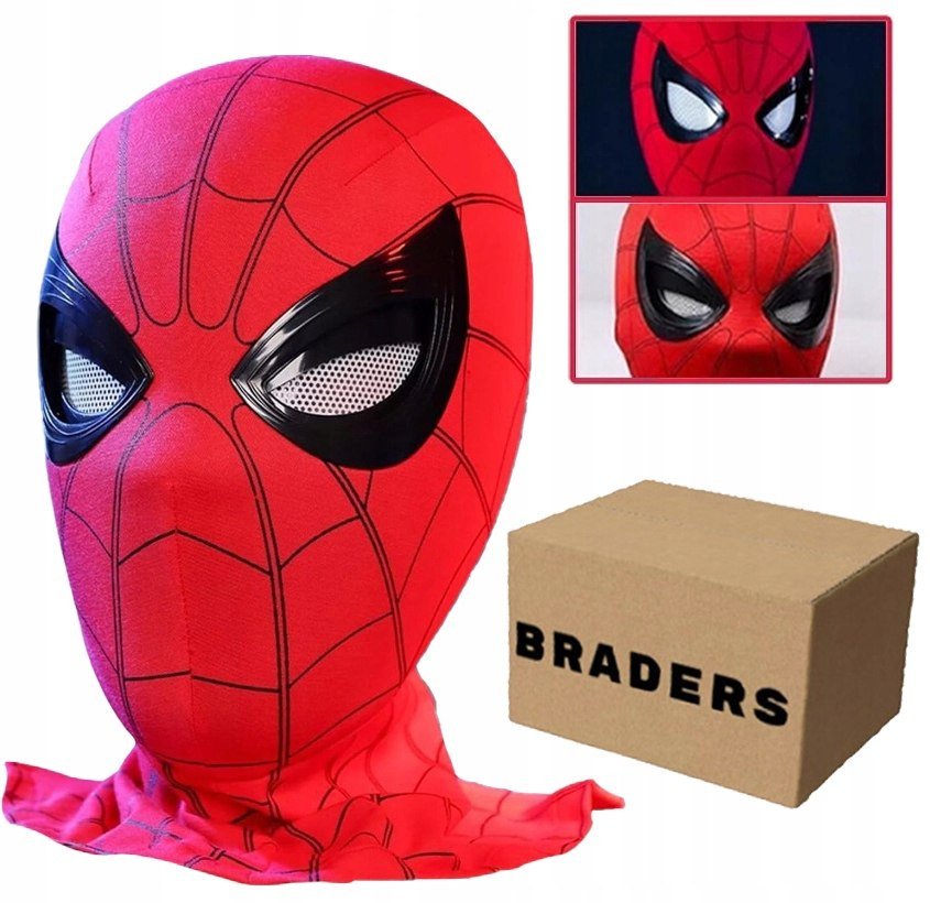 Maska Spiderman z Ruchomymi Oczami - Super Hero Cosplay dla Każdego