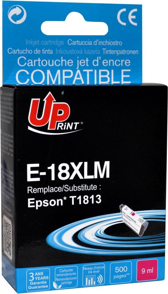 Tusz UPrint Tusz E-18XLM / C13T18134010 (Magenta)