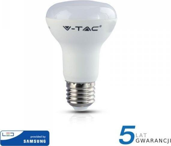 V-TAC Żarówka LED V-TAC SAMSUNG CHIP 8W E27 R63 VT-263 3000K 570lm 5 Lat Gwarancji