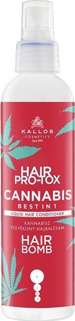 Kallos Tox Cannabis odżywka do włosów bez spłukiwania z olejkiem z nasion konopi 200ml