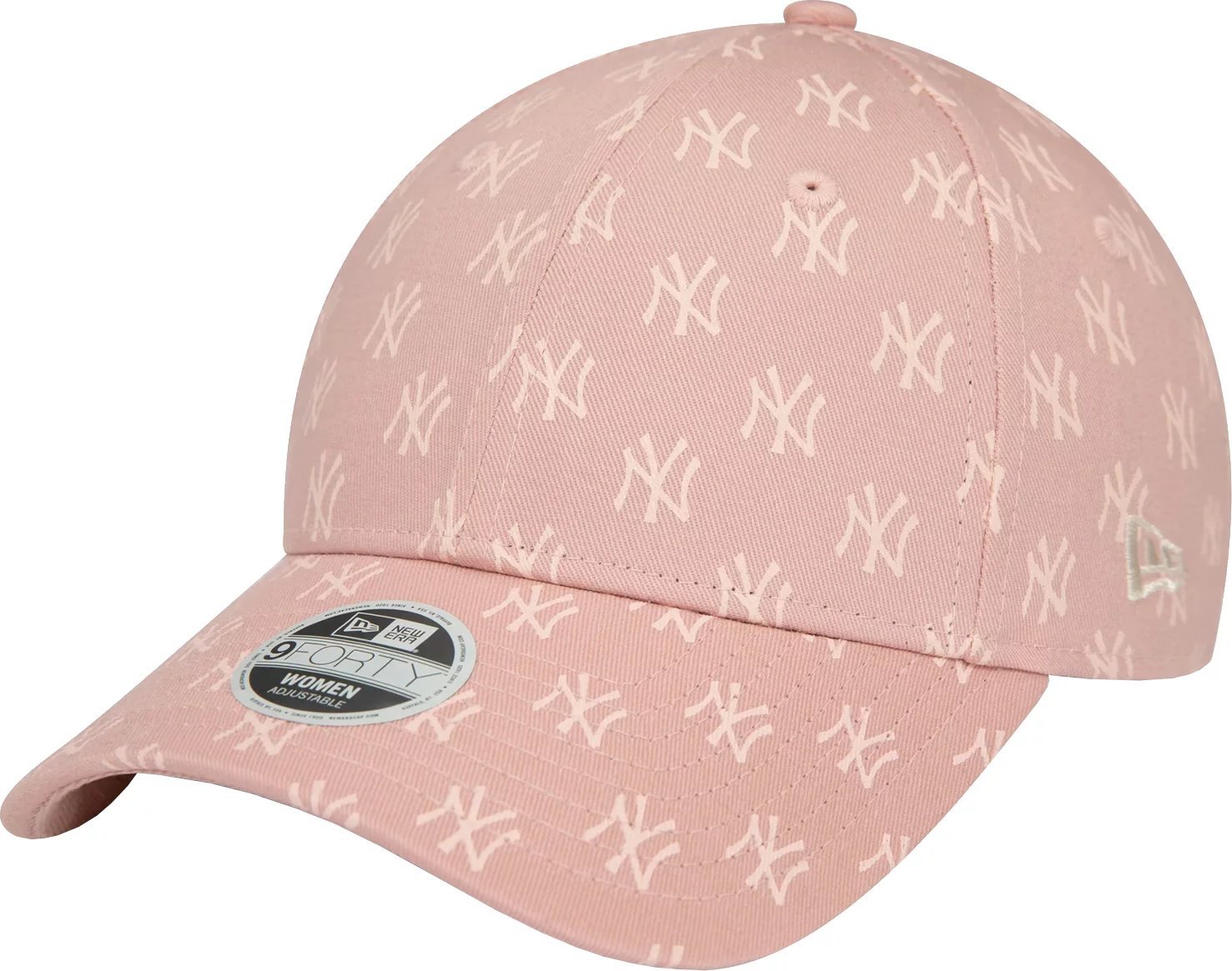 New Era New Era Wmns Monogram 9FORTY New York Yankees Cap 60434993 Różowe OSFM