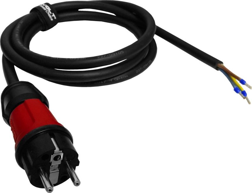 Doktorvolt 2m Przewód przyłączeniowy z wtyczką 230V kabel 3x2,5mm 2954