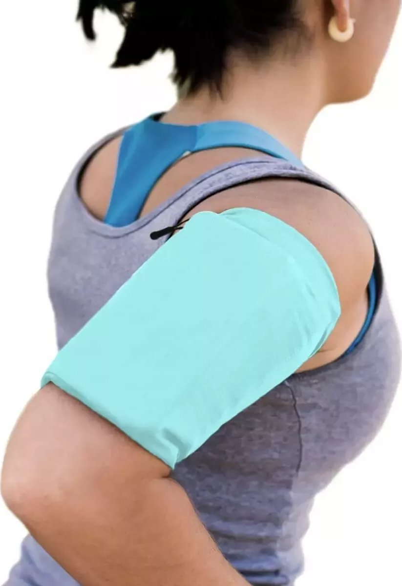 4kom.pl Armband do biegania | opaska na ramię na telefon XL niebieska