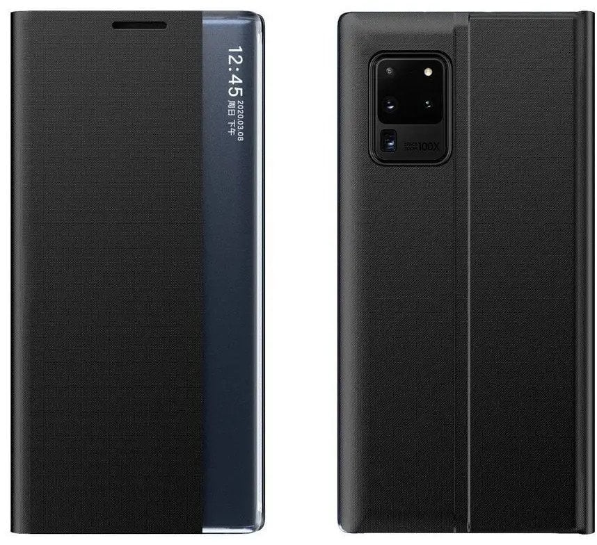 New Sleep Case pokrowiec etui z klapką z funkcją podstawki Samsung Galaxy A72 4G czarny