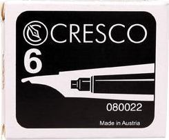 Cresco Naboje do pióra czarne pudełko 6 szt. (080022)