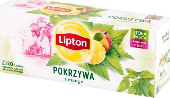 Lipton LIPTON_Herbata ziołowaPokrzywa z Miętą 20 torebek 26g