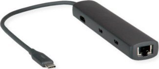 Roline ROLINE Dockingstation USB typu C, 8K30 HDMI, x USB3.2 Gen2 (2xA + 1xC), 1x PD, 1x 2,5GigaEth