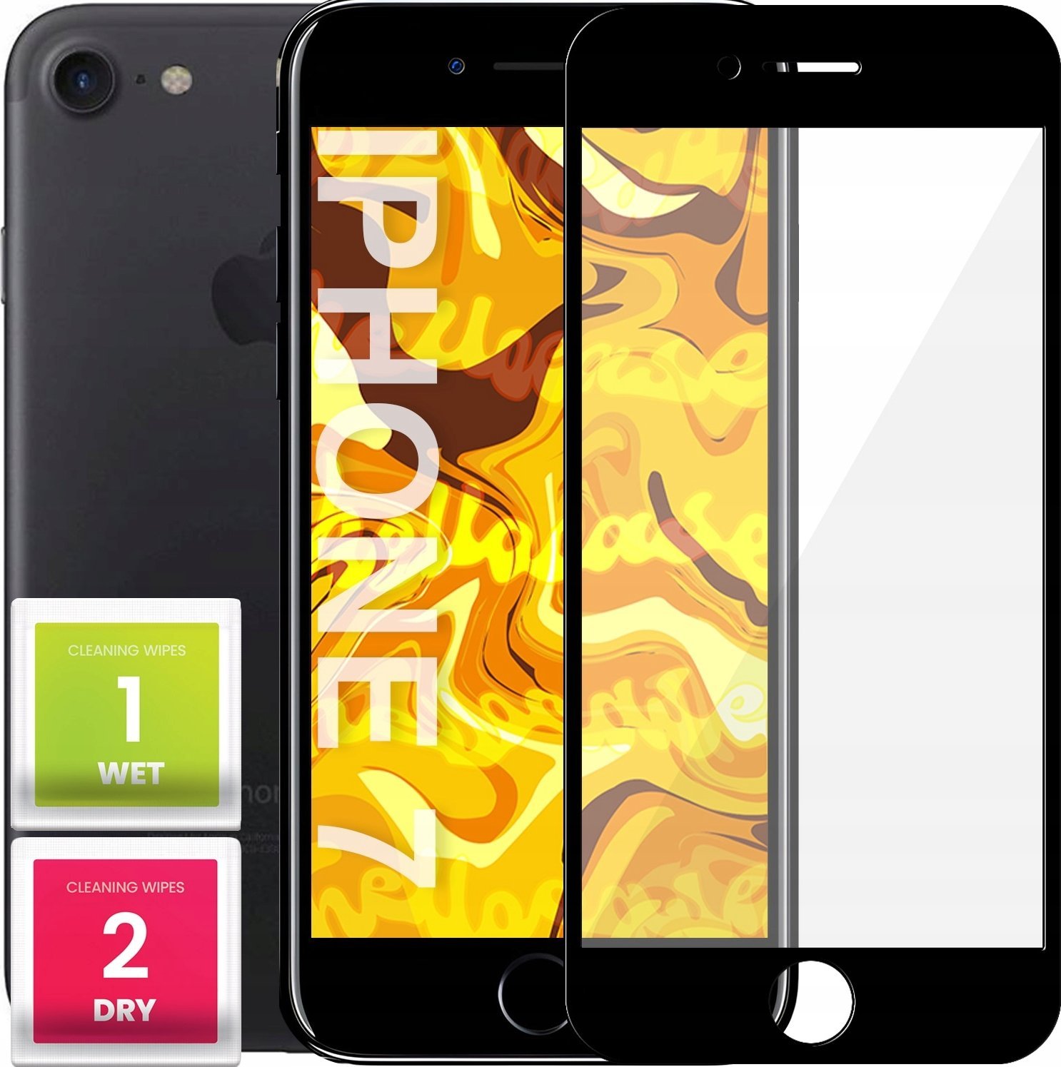 Hello Case SZKŁO HARTOWANE DO IPHONE 7/8 | SE 2022 / 2022 PEŁNE NA CAŁY EKRAN SZKLO 5D