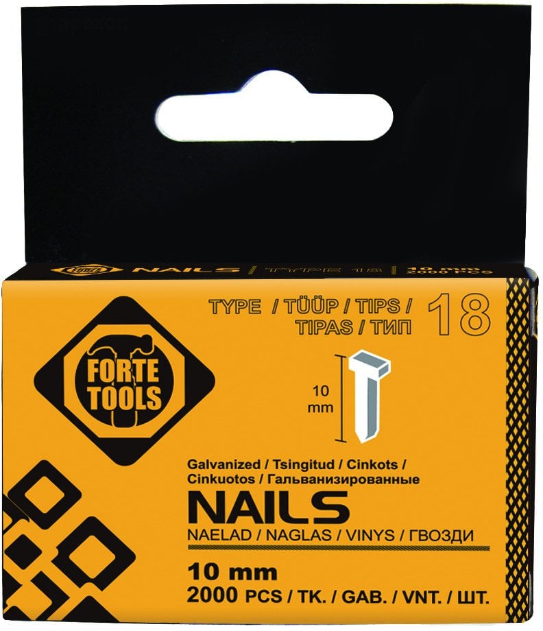 BRAD NAILS FORTE TOOLS 10MM 2000 F10/2M