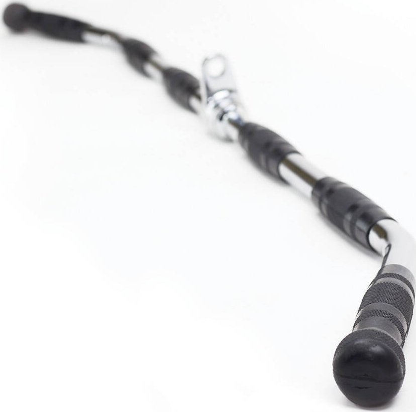 UnderFit Uchwyt do wyciągu UNDERFIT, lekko łamany, podwójny, gumowany