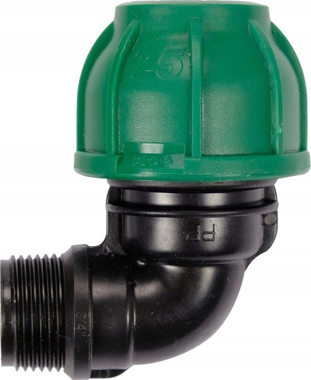 Toya FLO KOLANKO DO RUR PE 90st. GZ 25mm x 3/4`` DO INSTALACJI WODNYCH