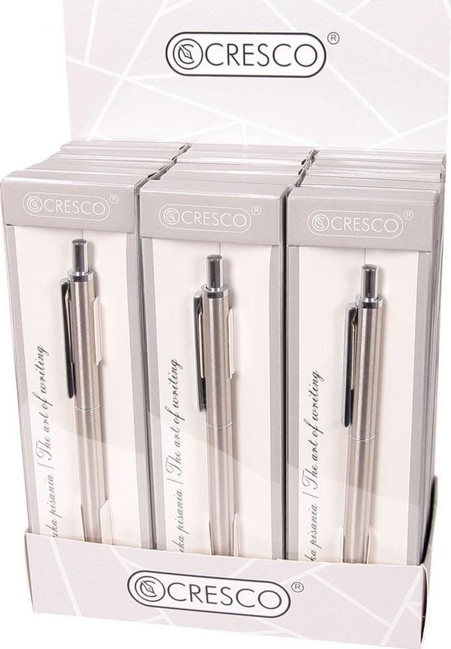 Cresco Długopis Reporter stal nierdzewna w etui