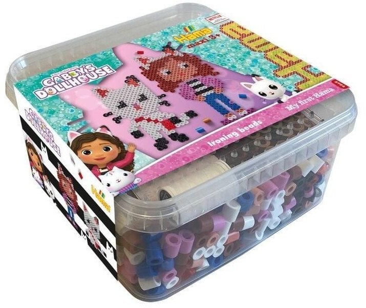 Koraliki i tablica w pudełku Koci Domek Gabi 900el