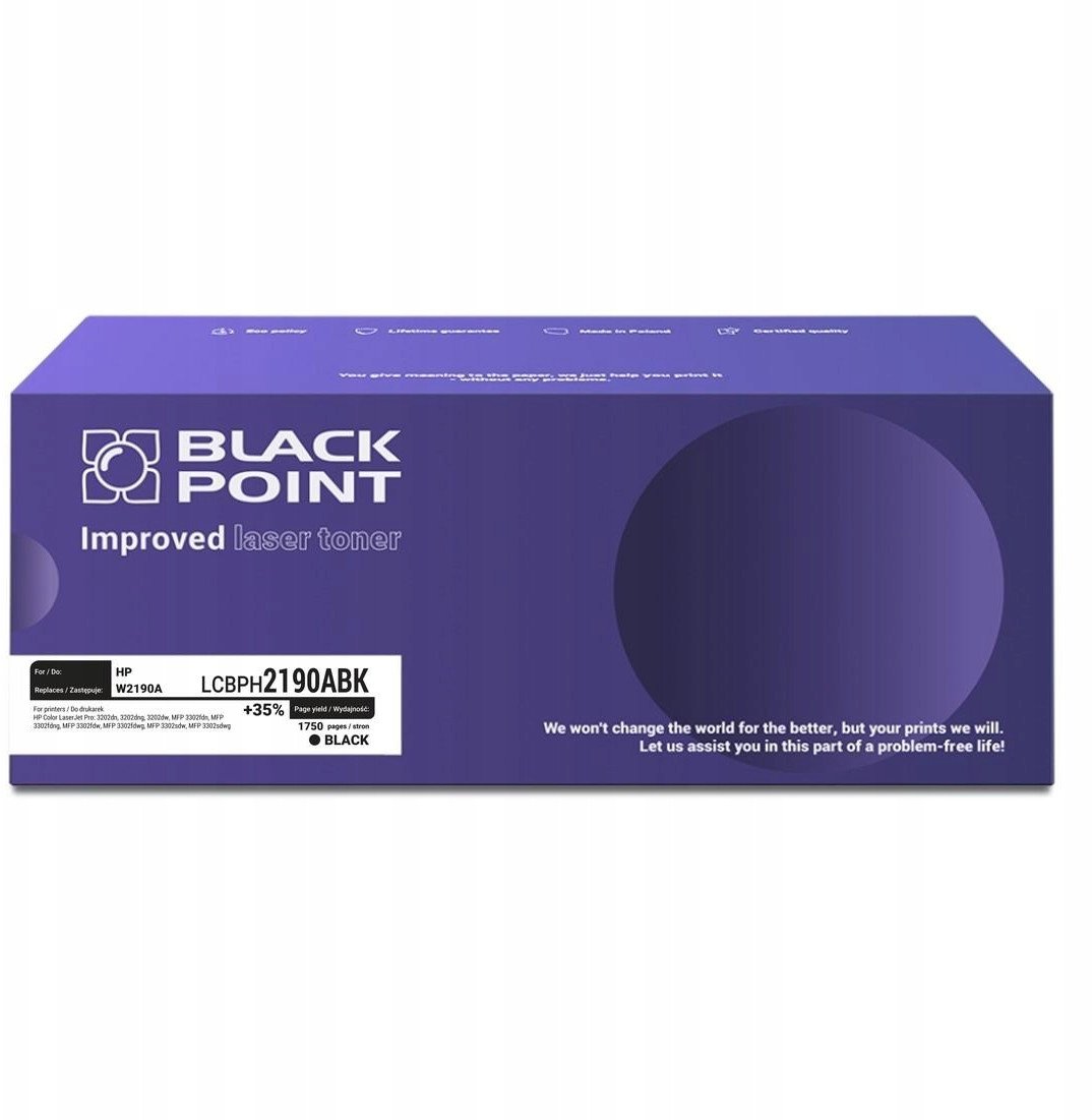 Toner Black Point [LCBPH2190ABK] Toner Color (HP W2190A)