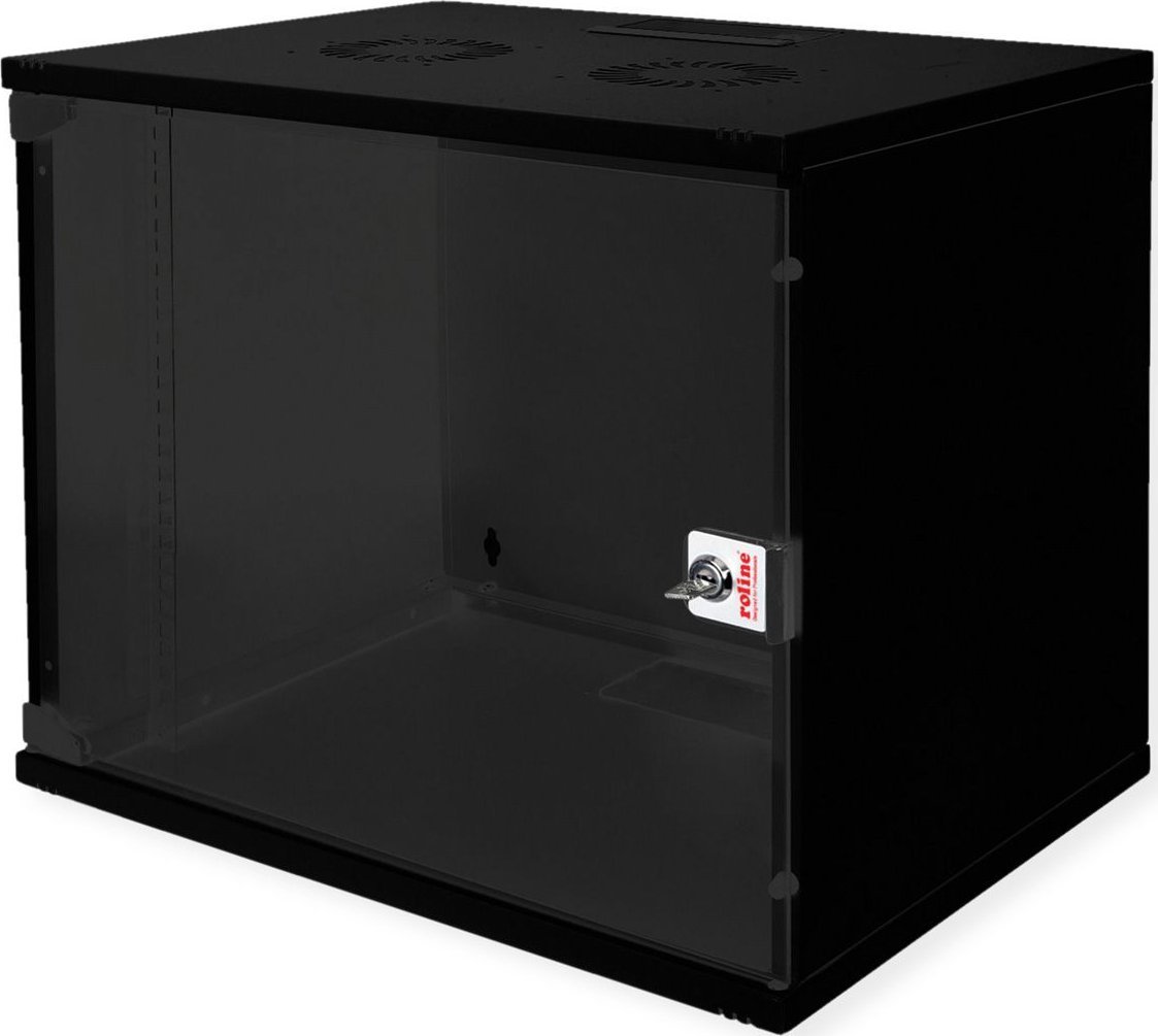 Roline ROLINE Wandgeh�use Basic 48,26cm 19Zoll 9 HE 540x400 BxT Bausatz schwarz