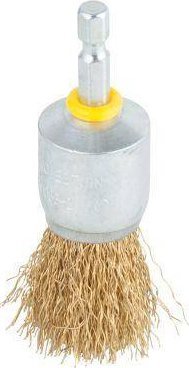 Wolfcraft Szczotka pędzelkowa 25 mm Wolfcraft - drut mosiężny