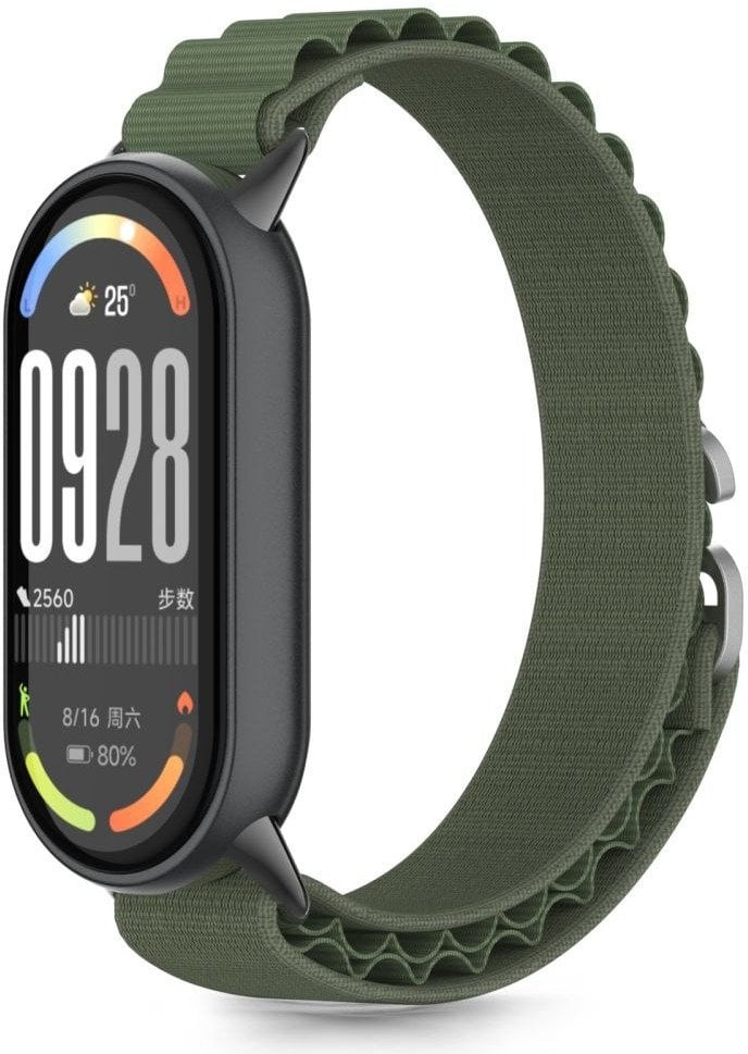 Pasek Tech-Protect Nylon Pro do Xiaomi Smart Band 8 / 9 / 10 / NFC Army Green