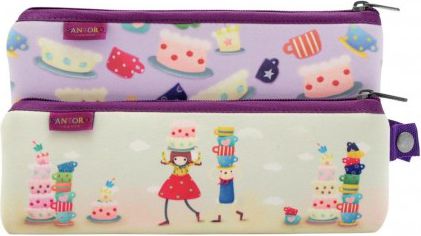 Piórnik Santoro Saszetka podwójna Tea Party