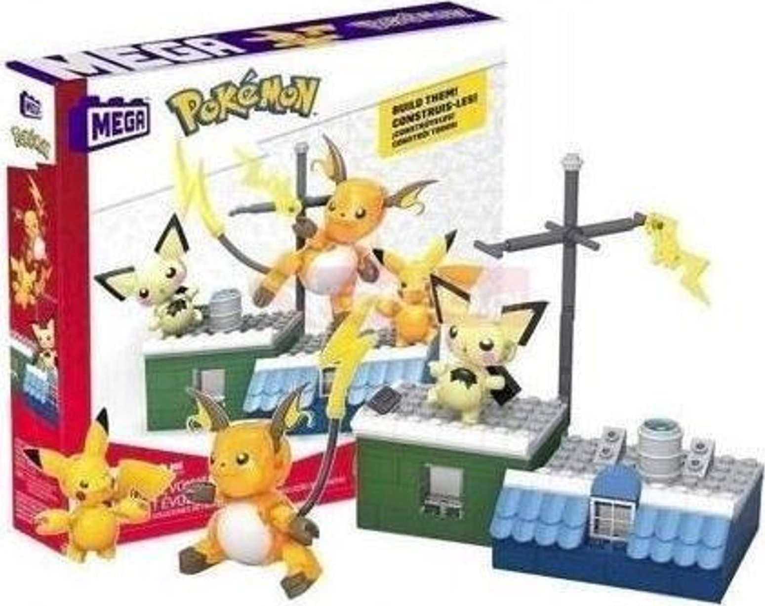 Figurka Mattel Mega Pokemon - Pikachu ewolucja