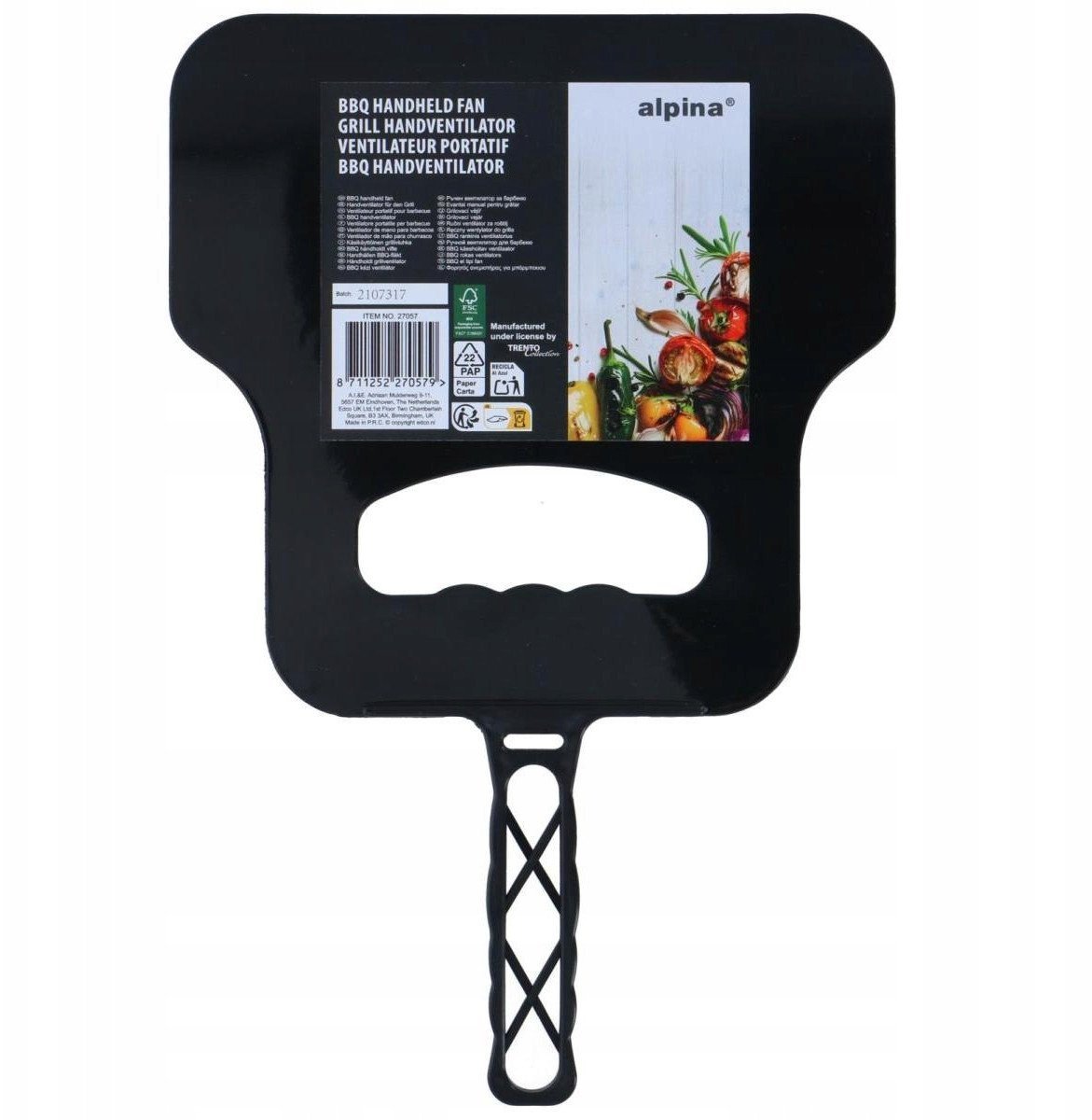 DMUCHAWA DO ROZPALANIA GRILLA KOMINKA OGNISKA RĘCZNA ALPINA