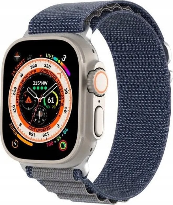 Dux Ducis DUX DUCIS pasek GS nylonowy do Apple Watch 42 / 44 / 45 / 49 mm niebieski