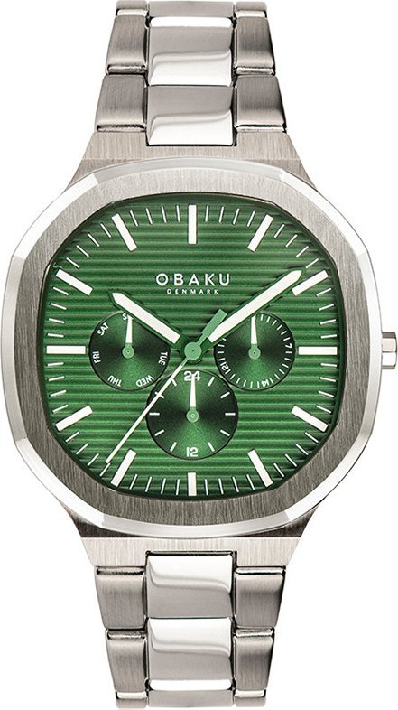 Zegarek OBAKU Zegarek męski Obaku Denmark V275GMCESC srebrny