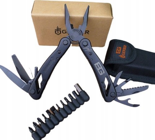 Korbi MULTITOOL NARZĘDZIE WIELOFUNKCYJNE SURVIVAL 19w1
