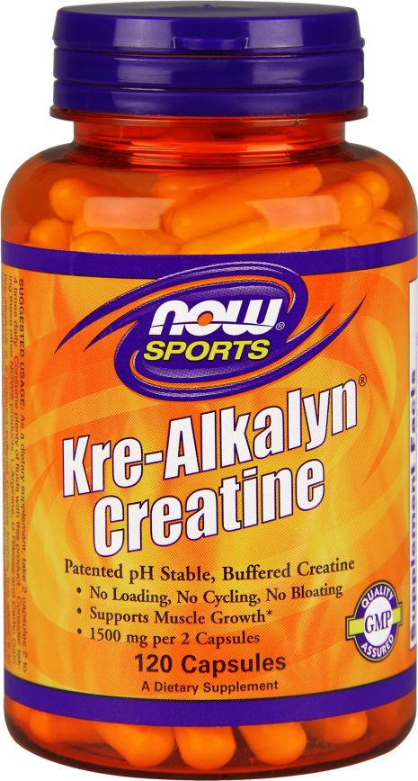 NOW Foods Kre-Alkalyn 750mg 120 kaps. - NOW/208