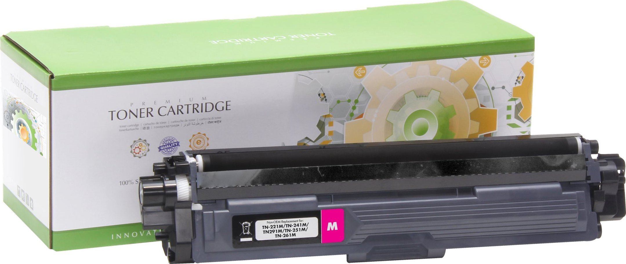 Toner Static Control STATIC Toner cartridge compatible with Brother TN-221M/TN-241M magenta remanufactured 1.400 pages
