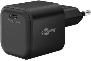 Szybka ładowarka USB-C PD GaN Nano (20 W) czarny