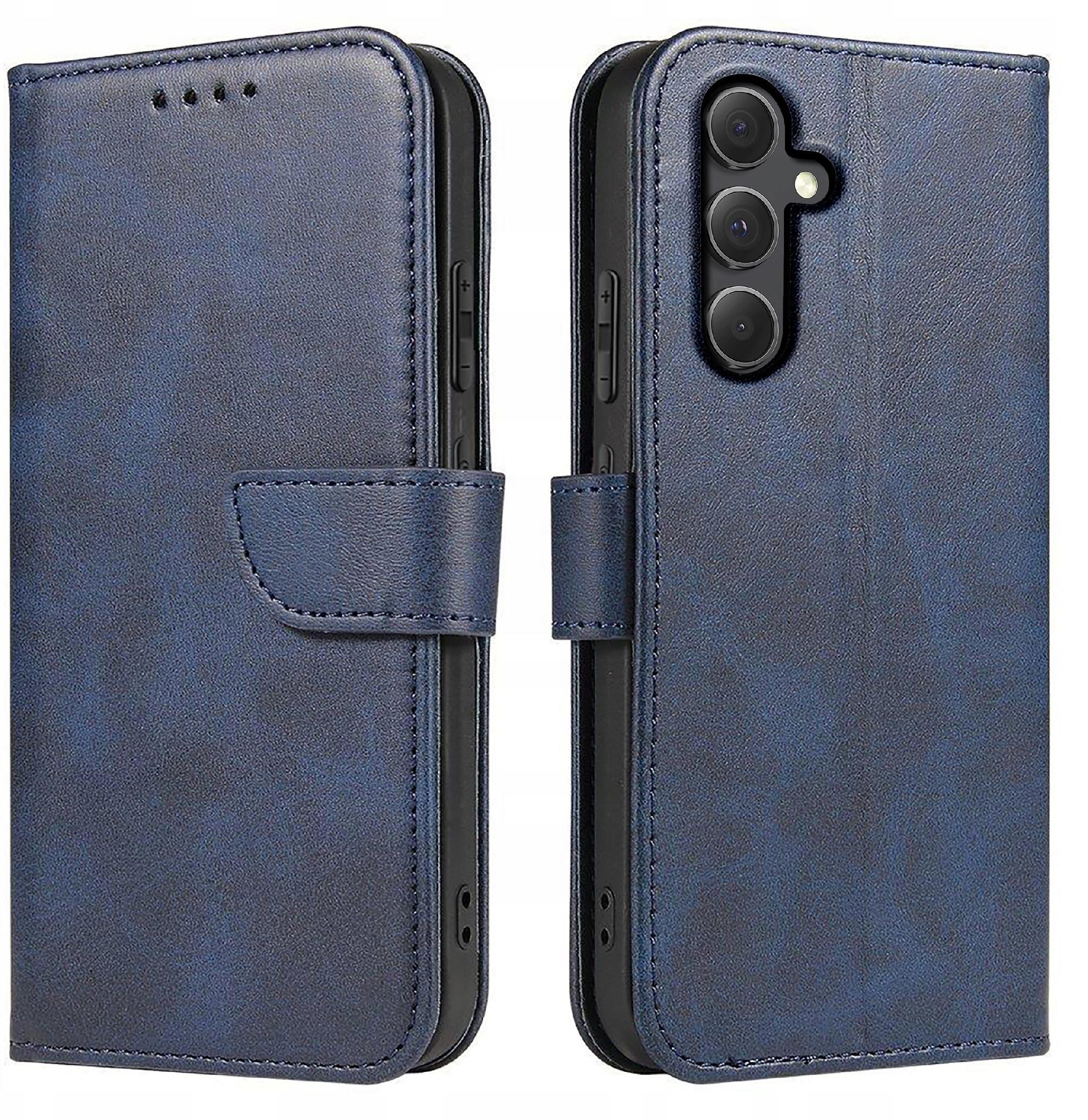 Etui do Samsung Galaxy S24+ Plus Skórzane PORTFEL SKIN CASE + Szkło 9H