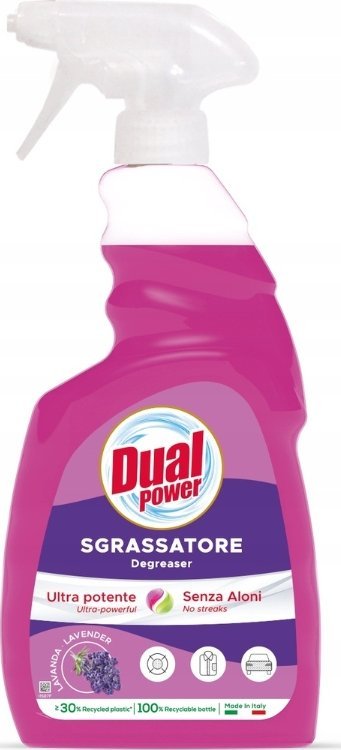 Dual Power Odtłuszczacz uniwersalny Lavender 750 ml