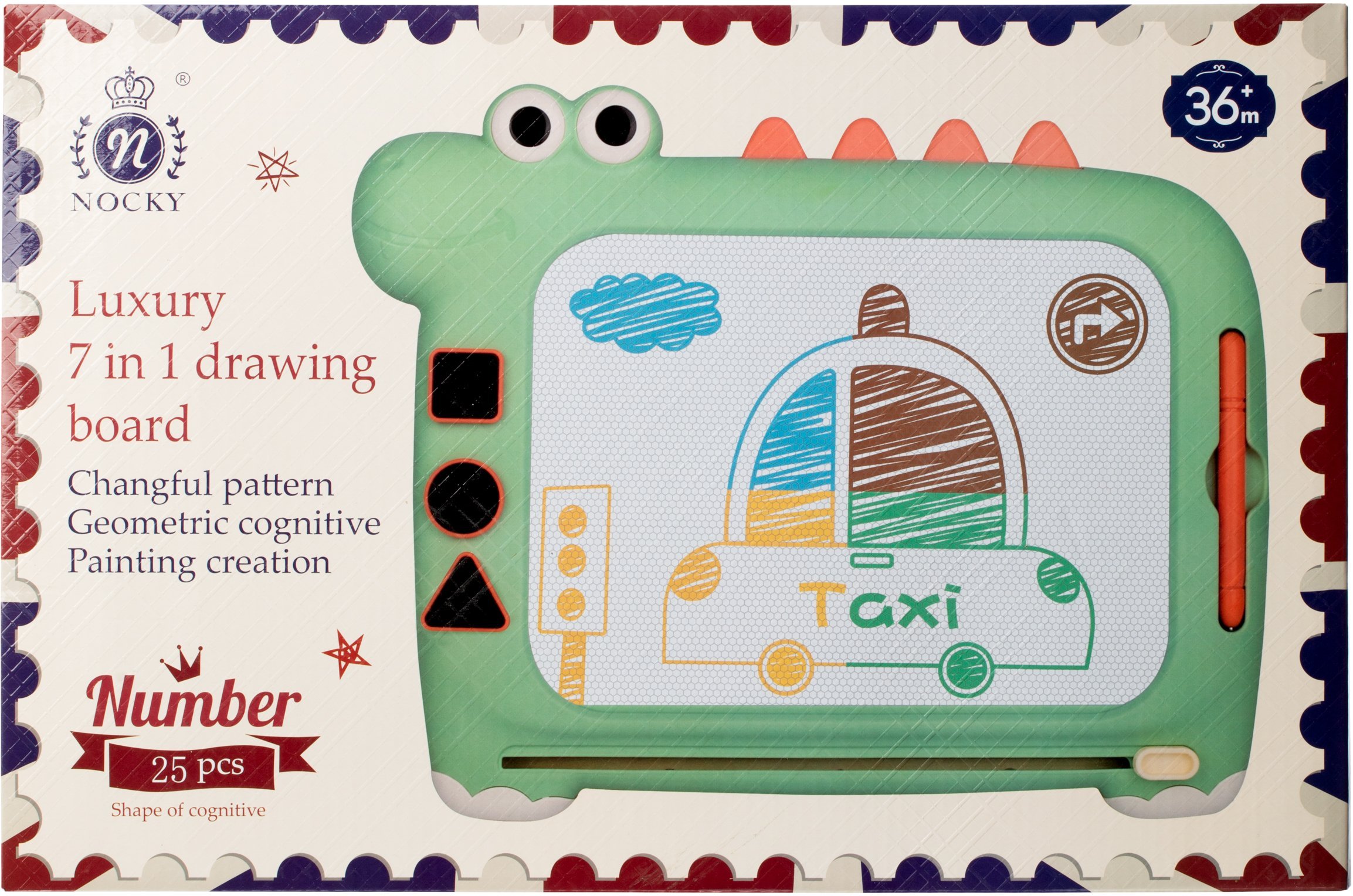 MAGENTIC DRAWING BOARD W PULLZE SET