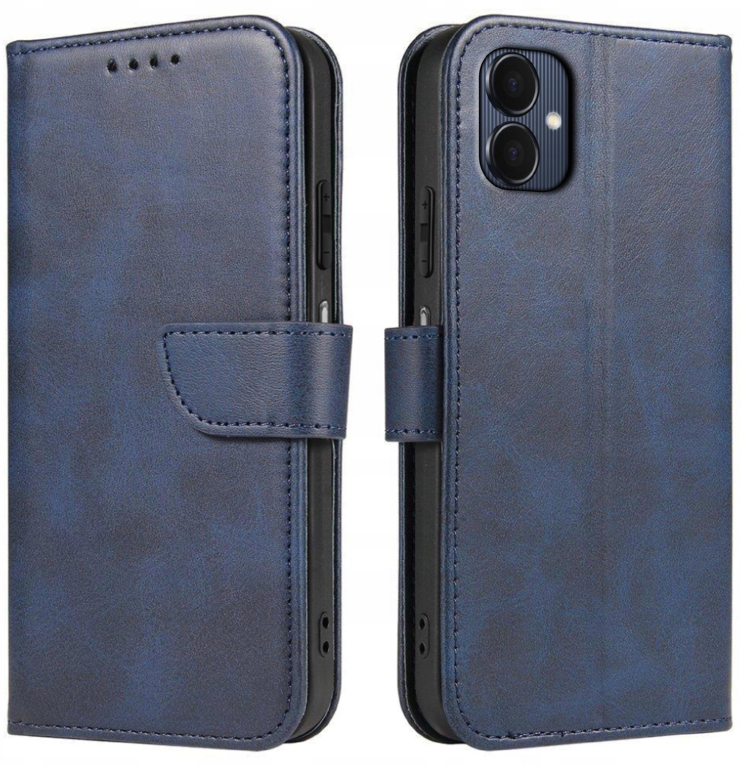 Etui do Samsung Galaxy A06 | Skórzane PORTFEL SKIN CASE + Szkło 9H