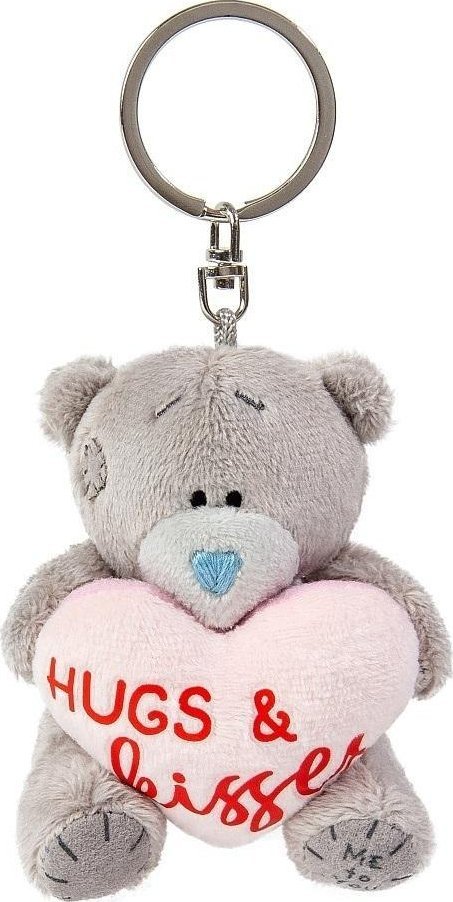 Breloczek Miś z sercem Hugs&Kisses