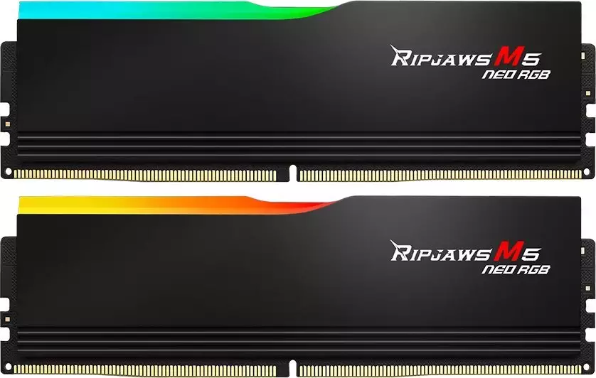 Pamięć G.Skill Ripjaws M5 Neo RGB, DDR5, 32 GB, 6000MHz, CL28 (F5-6000J2836G16GX2-RM5NRK)