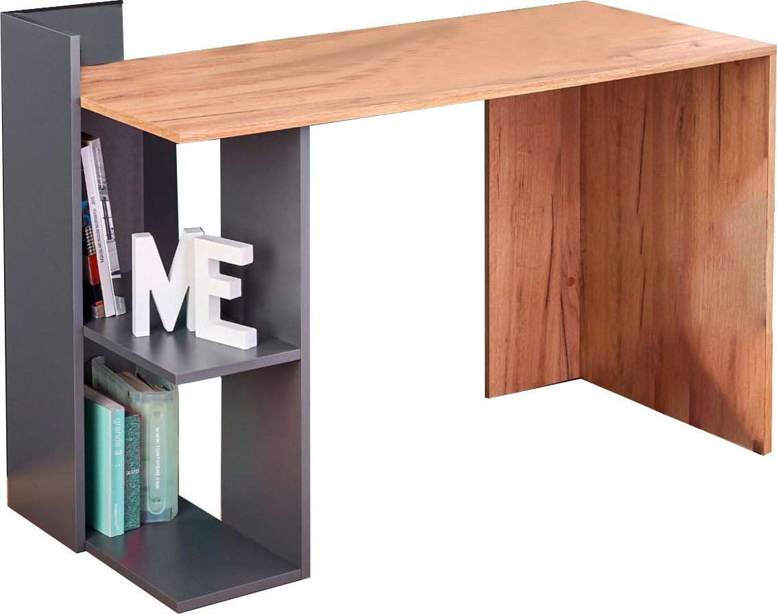 Biurko Elior Stanis Brązowe 122 cm x 57 cm