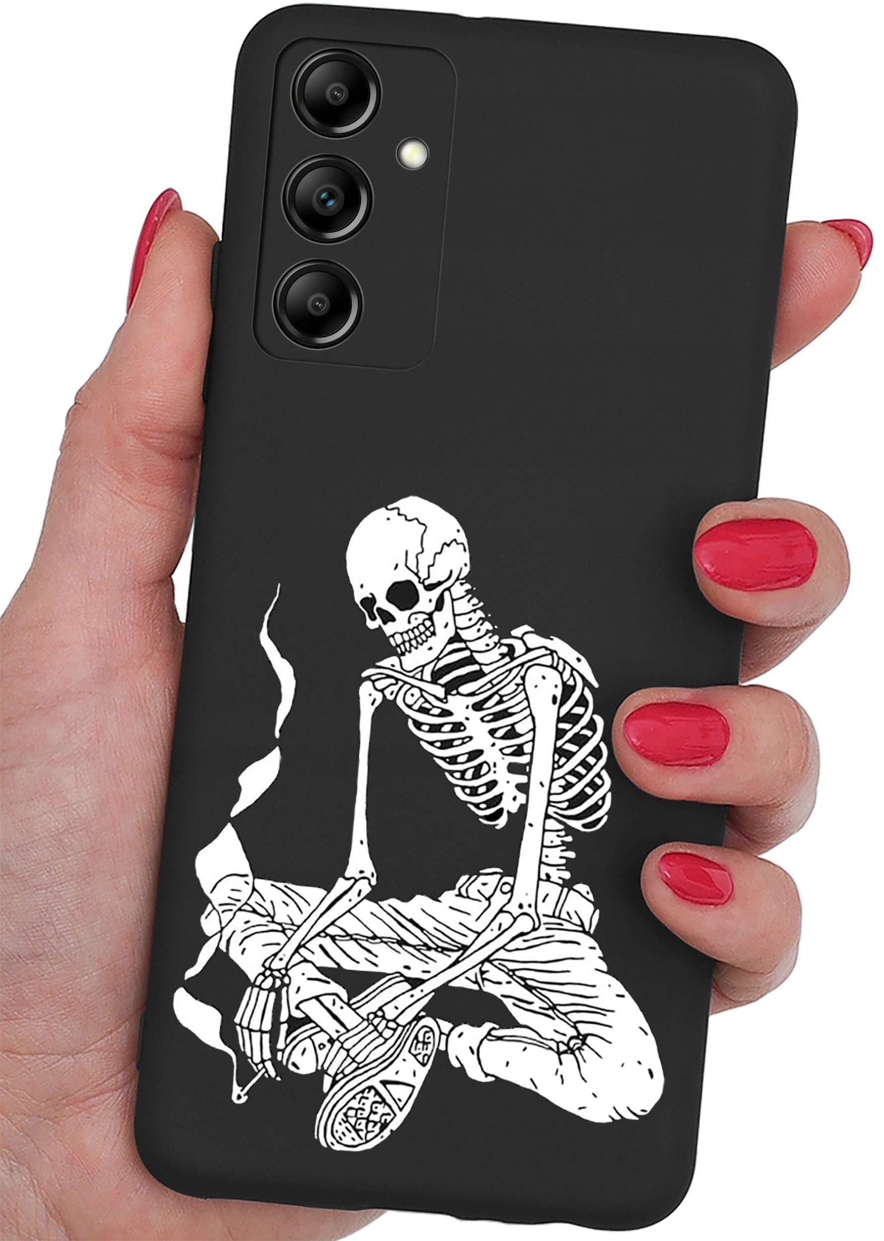 ETUI do Samsung Galaxy A05s CASE WZORY SOFT MATT PLECKI + SZKŁO 9H