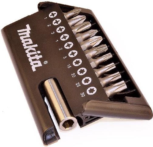 Makita zestaw bitów PH PZ z tulejką magnetyczną (D-30651)